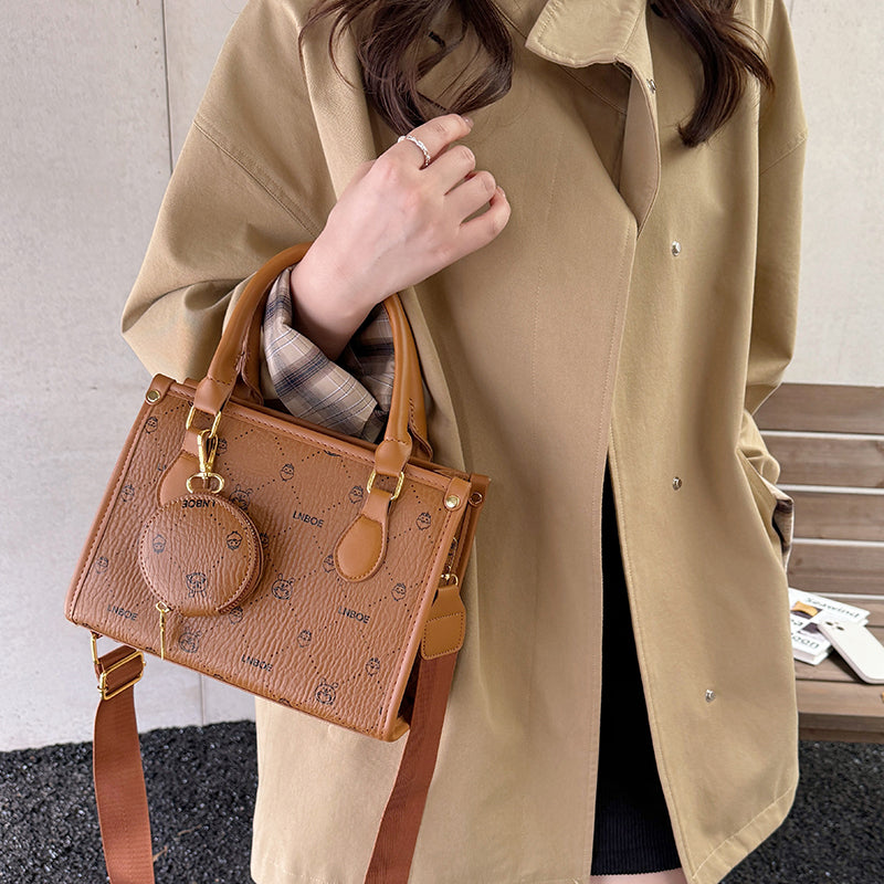 Flower Printed Handbag