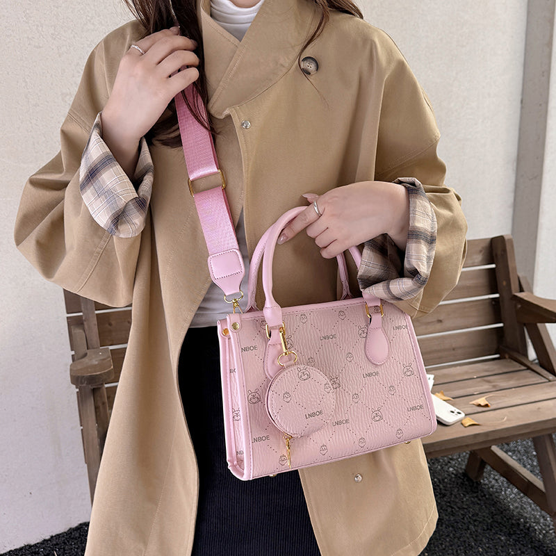 Flower Printed Handbag