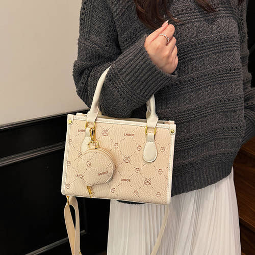 Flower Printed Handbag