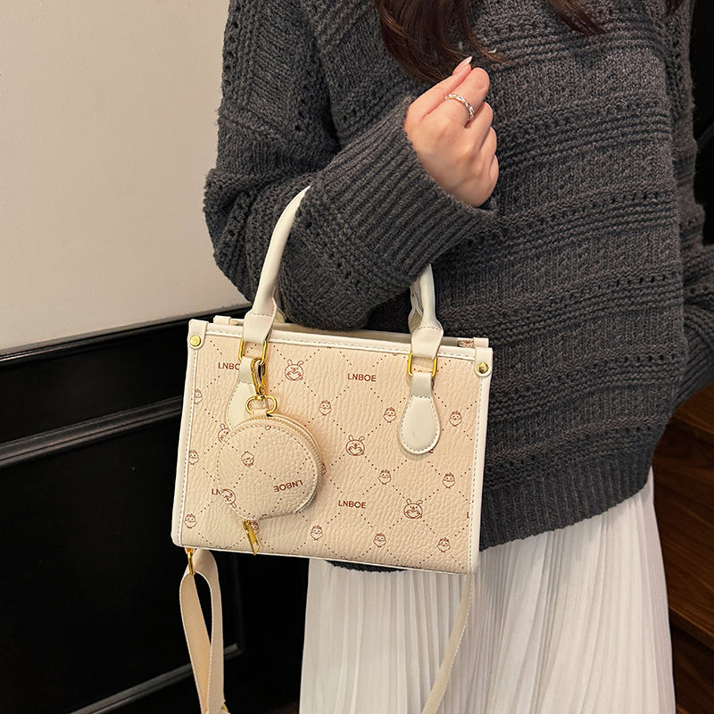 Flower Printed Handbag