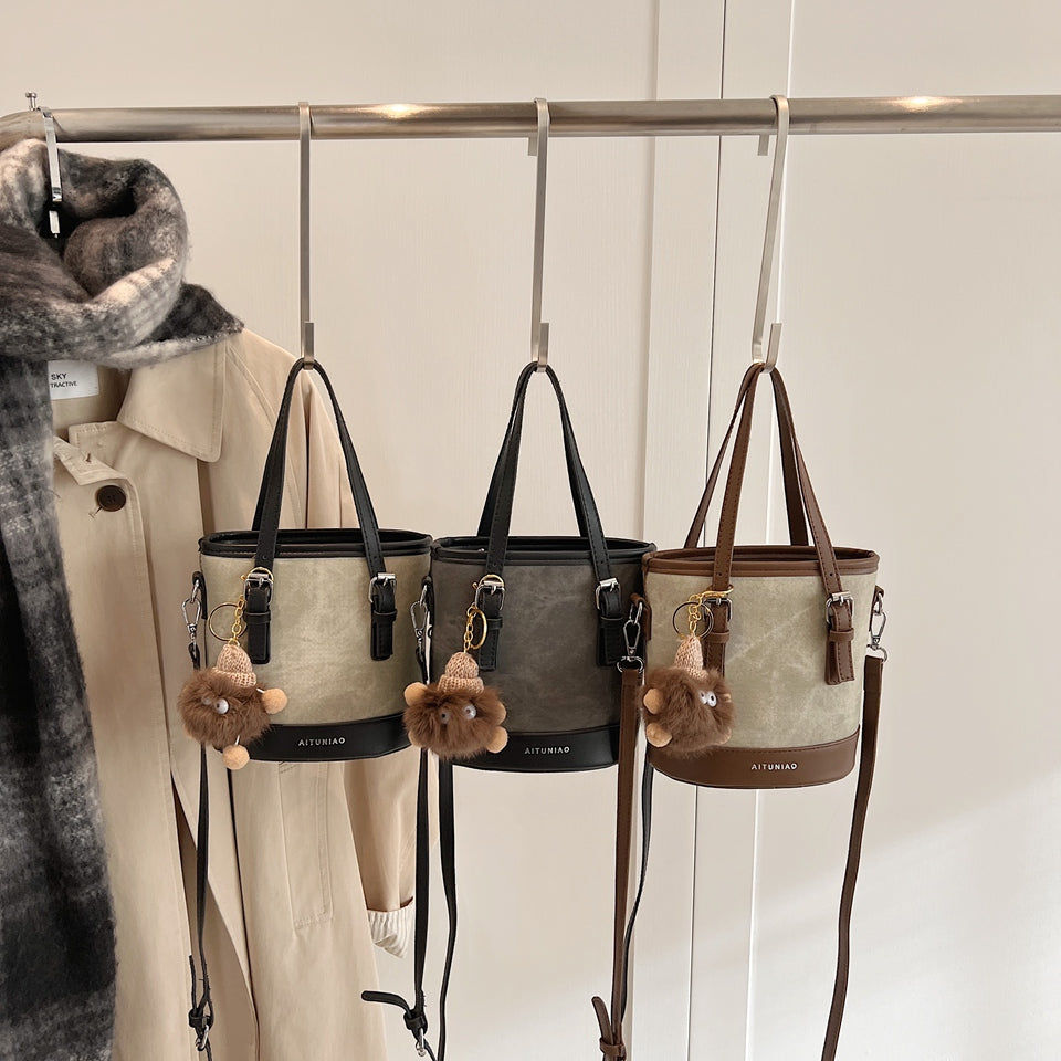 Luxury Bucket Shoulder Bag